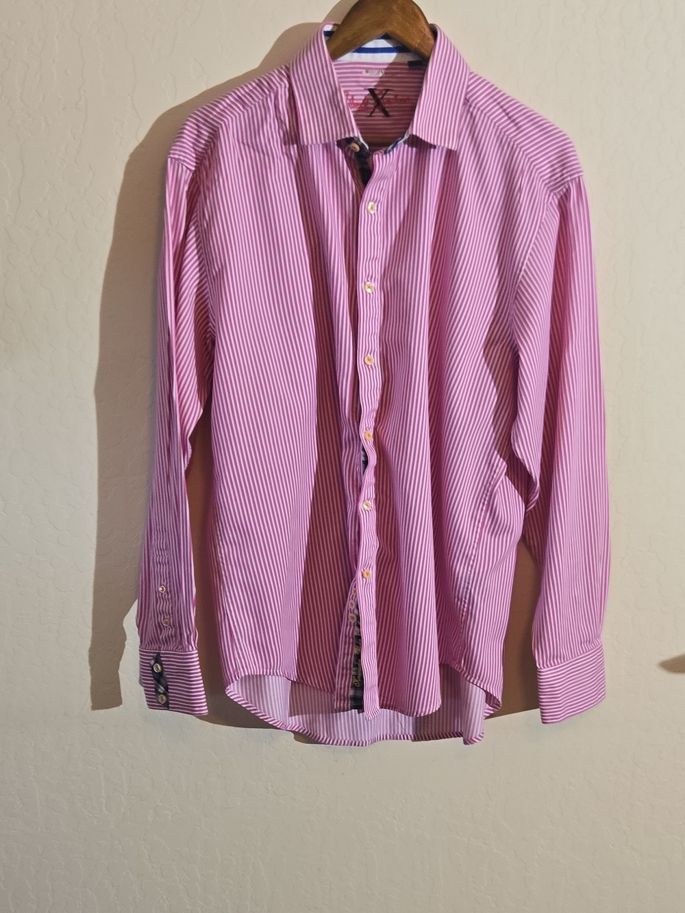 Robert Graham Pink Striped Button-Down Shirt